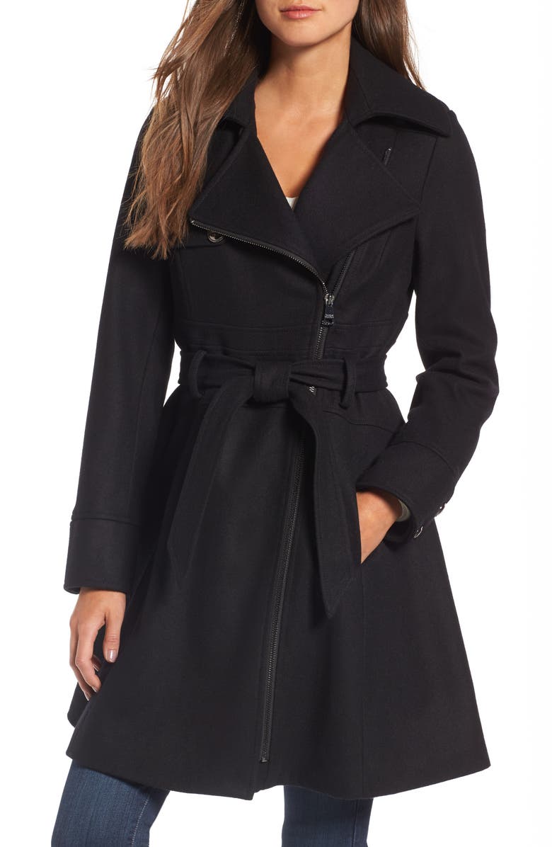 Catherine Catherine Malandrino Fit & Flare Coat, Main, color, 