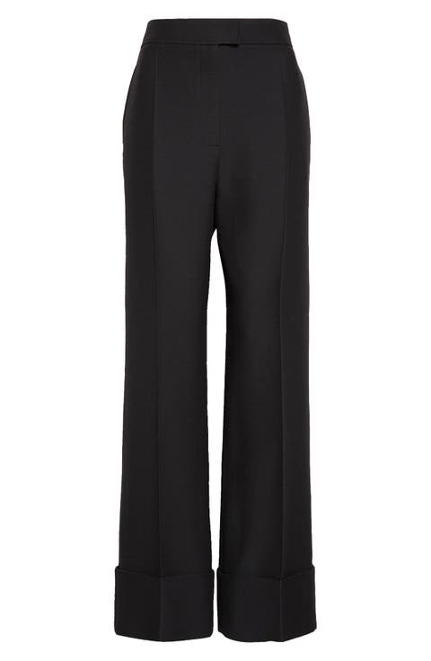 Crepe Couture Straight Leg Pants