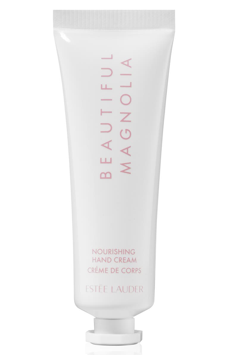 Estée Lauder Beautiful Magnolia Moisturizing & Nourishing Hand Cream, Main, color, 