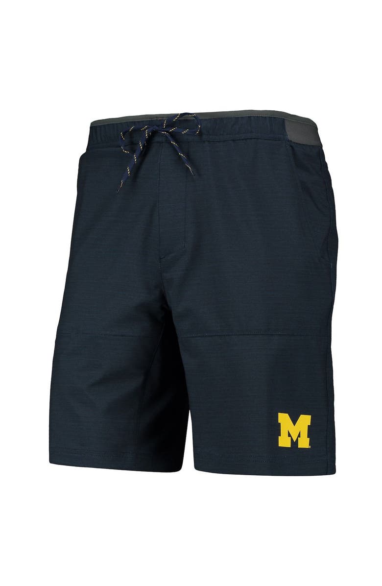 Columbia Men's Columbia Navy Michigan Wolverines Twisted Creek Omni-Shield Shorts, Alternate, color, Navy