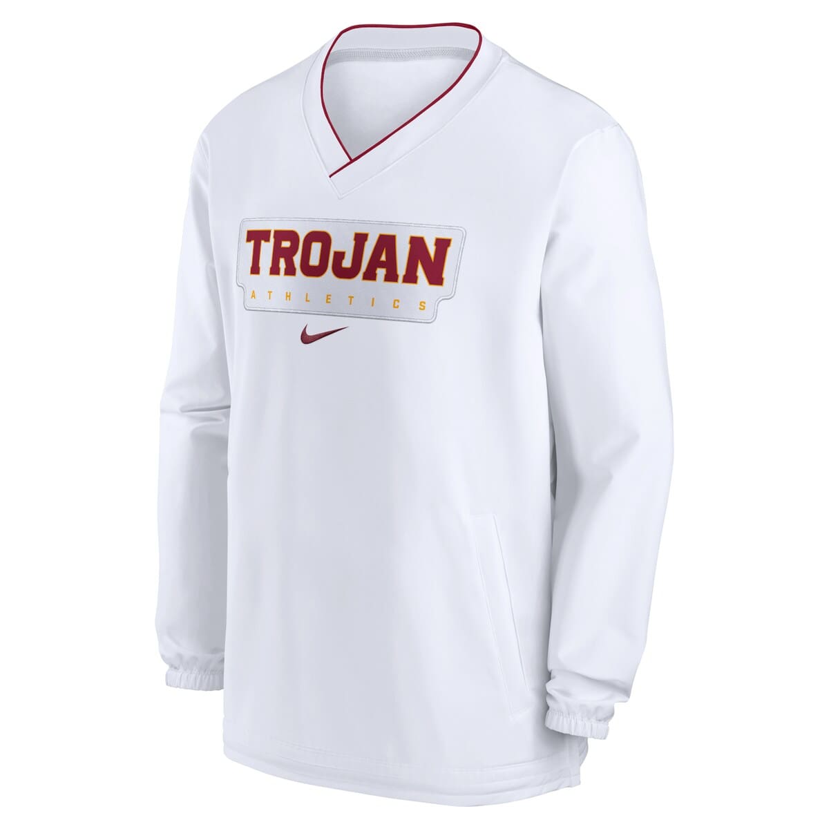 Men's Nike White USC Trojans 2024 Sideline Pullover Windshirt - image 2