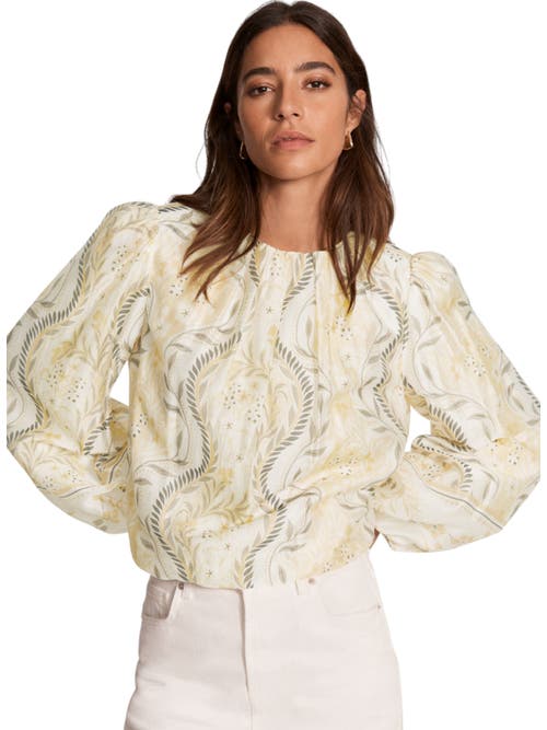 Mint Velvet Border Print Top