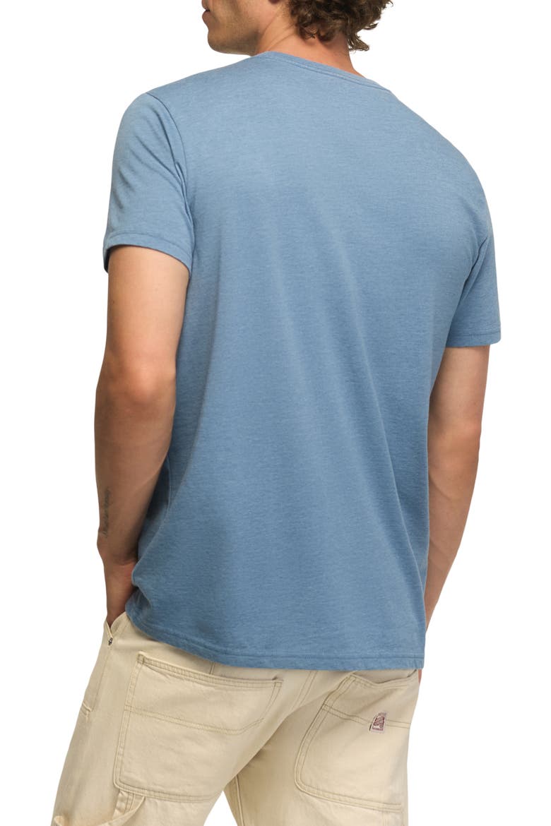 Sugar Skull Cotton Blend Graphic T-Shirt, Alternate, color, CORONET BLUE