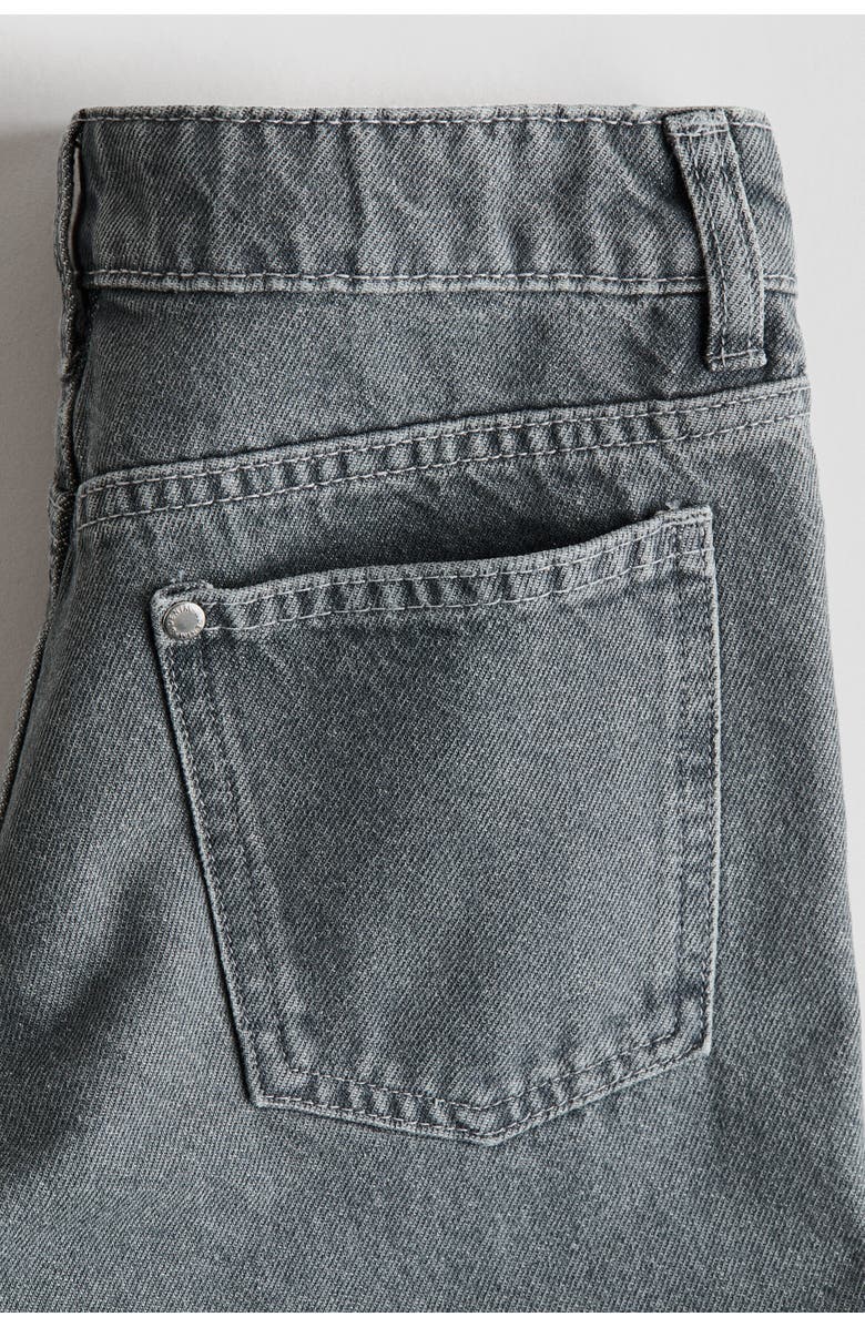 H&M Relaxed Fit Straight Leg Jeans, Alternate, color, Denim Gray