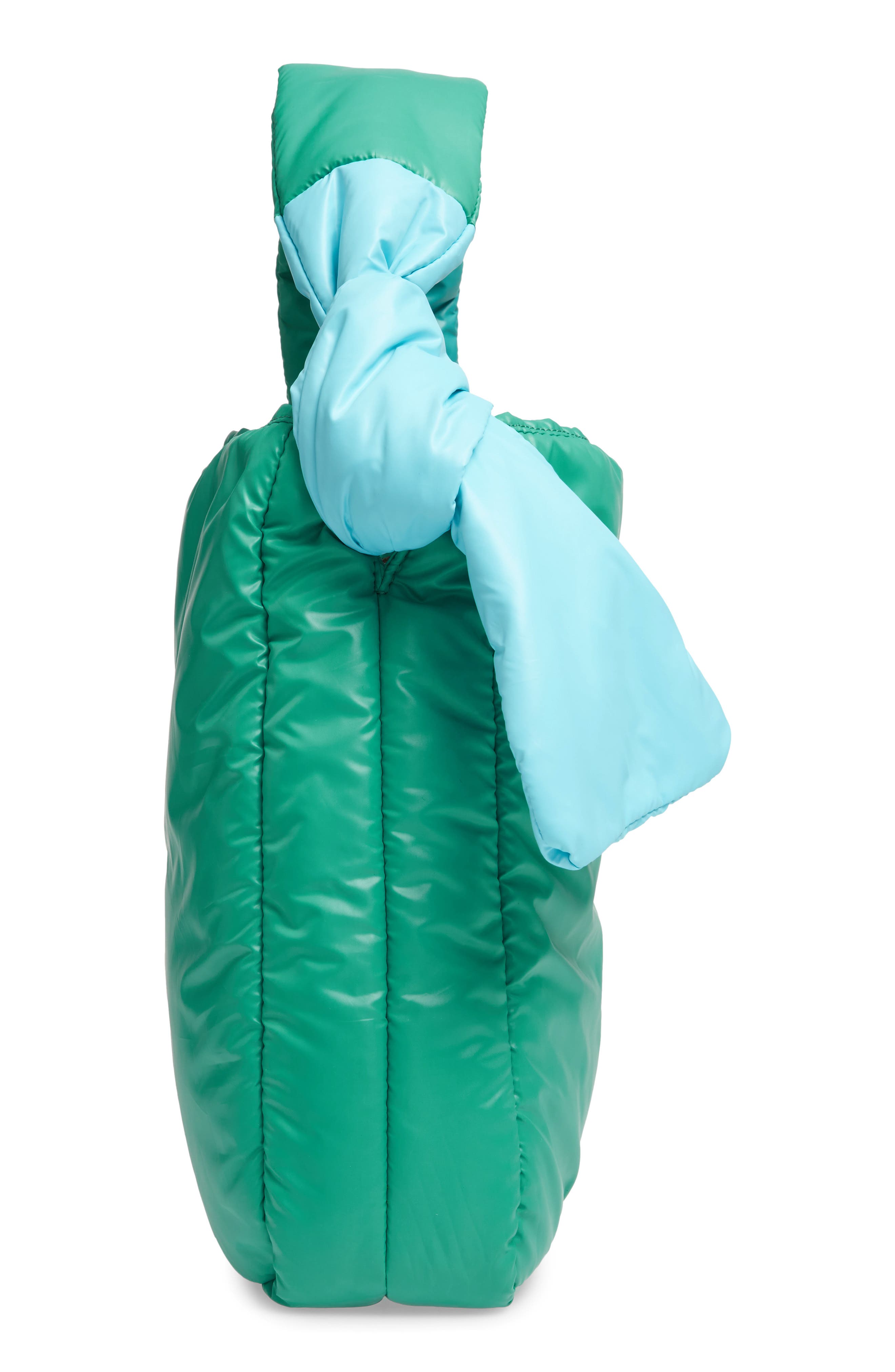 Fractus Water Resistant Nylon Tote, Alternate, color, TEAL