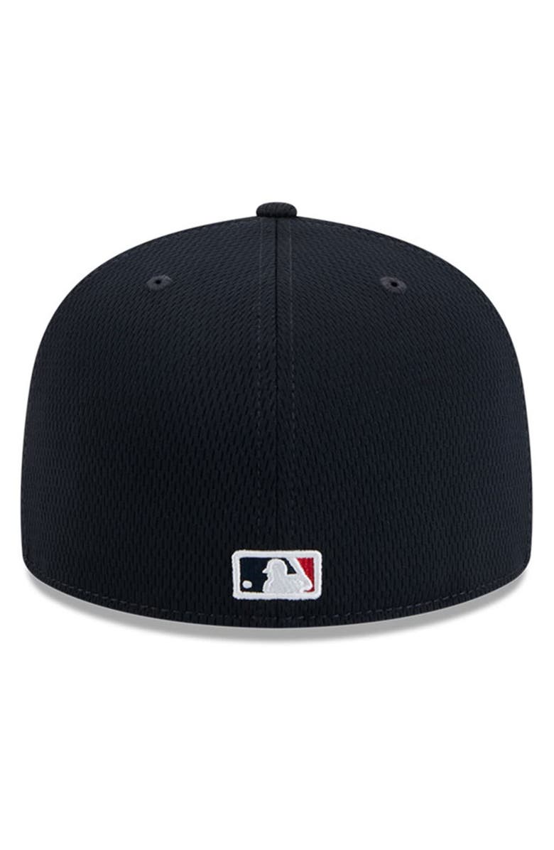 New Era Men's New Era Navy Cleveland Guardians 2025 MLB Clubhouse 59FIFTY Fitted Hat, Alternate, color, 