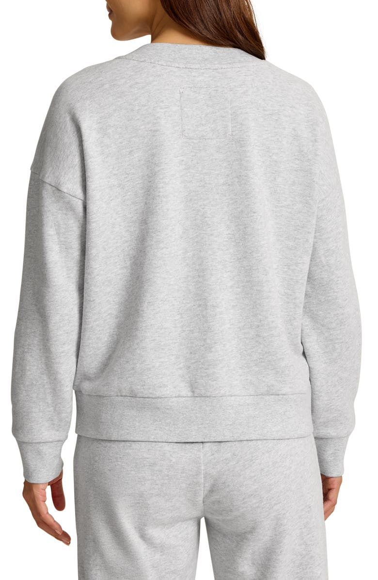 Tommy Bahama Marina del Mar Cotton V-Neck Sweatshirt, Alternate, color, Summer Grey Heather