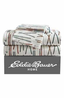 Ski Line Cotton Flannel Sheet Set