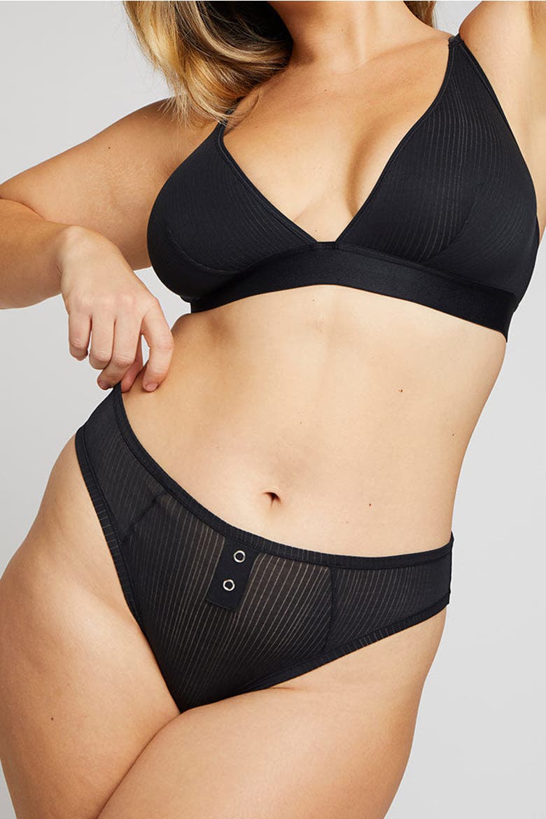 Whipped French Cut Brief, Alternate, color, Black