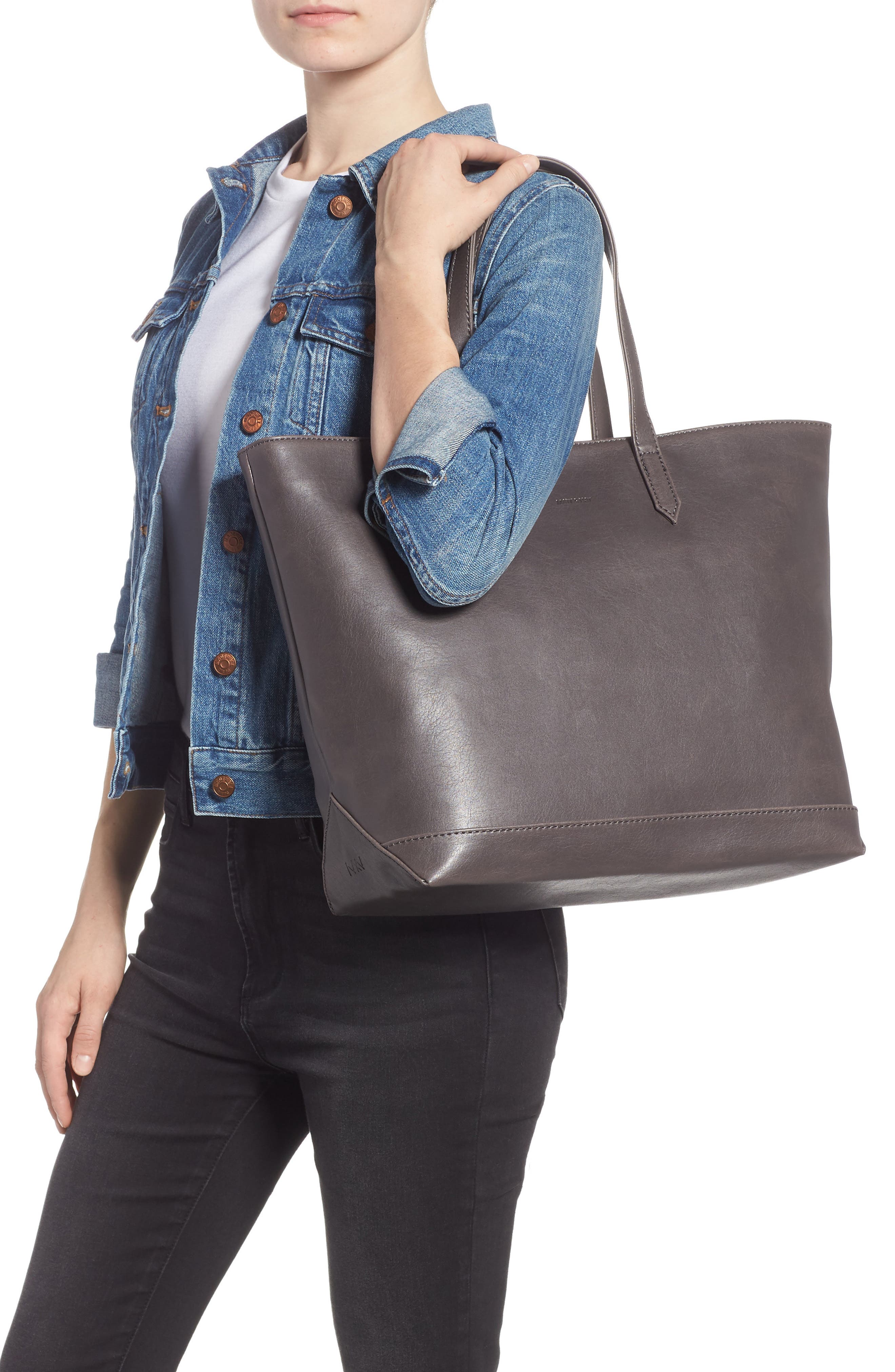 Matt & Nat 'Schlepp' Faux Leather Tote, Alternate, color, 
