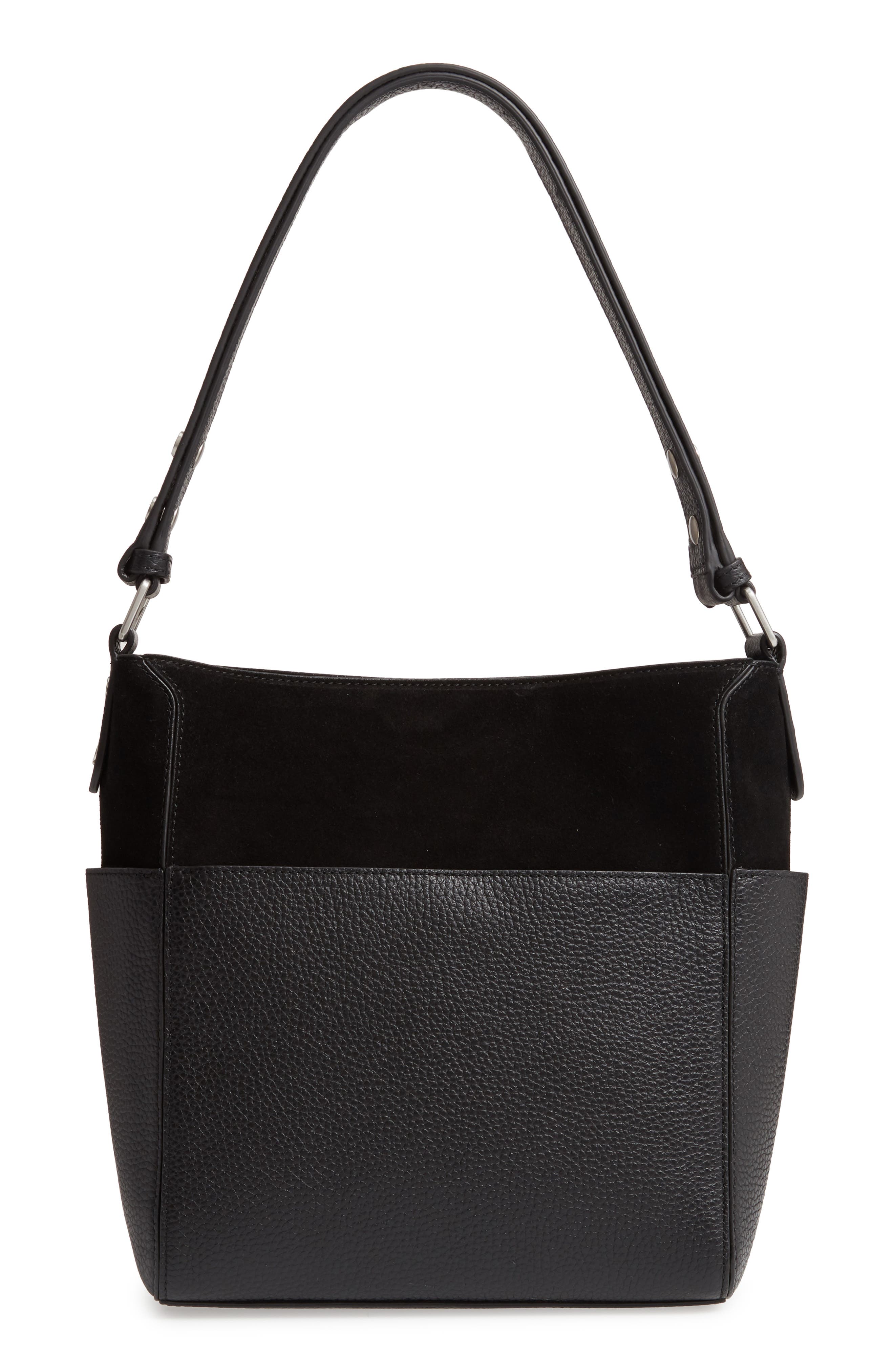 Treasure & Bond Campbell Leather & Suede Bucket Bag, Main, color, 