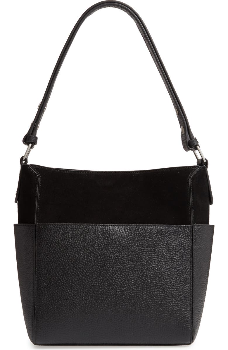 Treasure & Bond Campbell Leather & Suede Bucket Bag, Main, color,