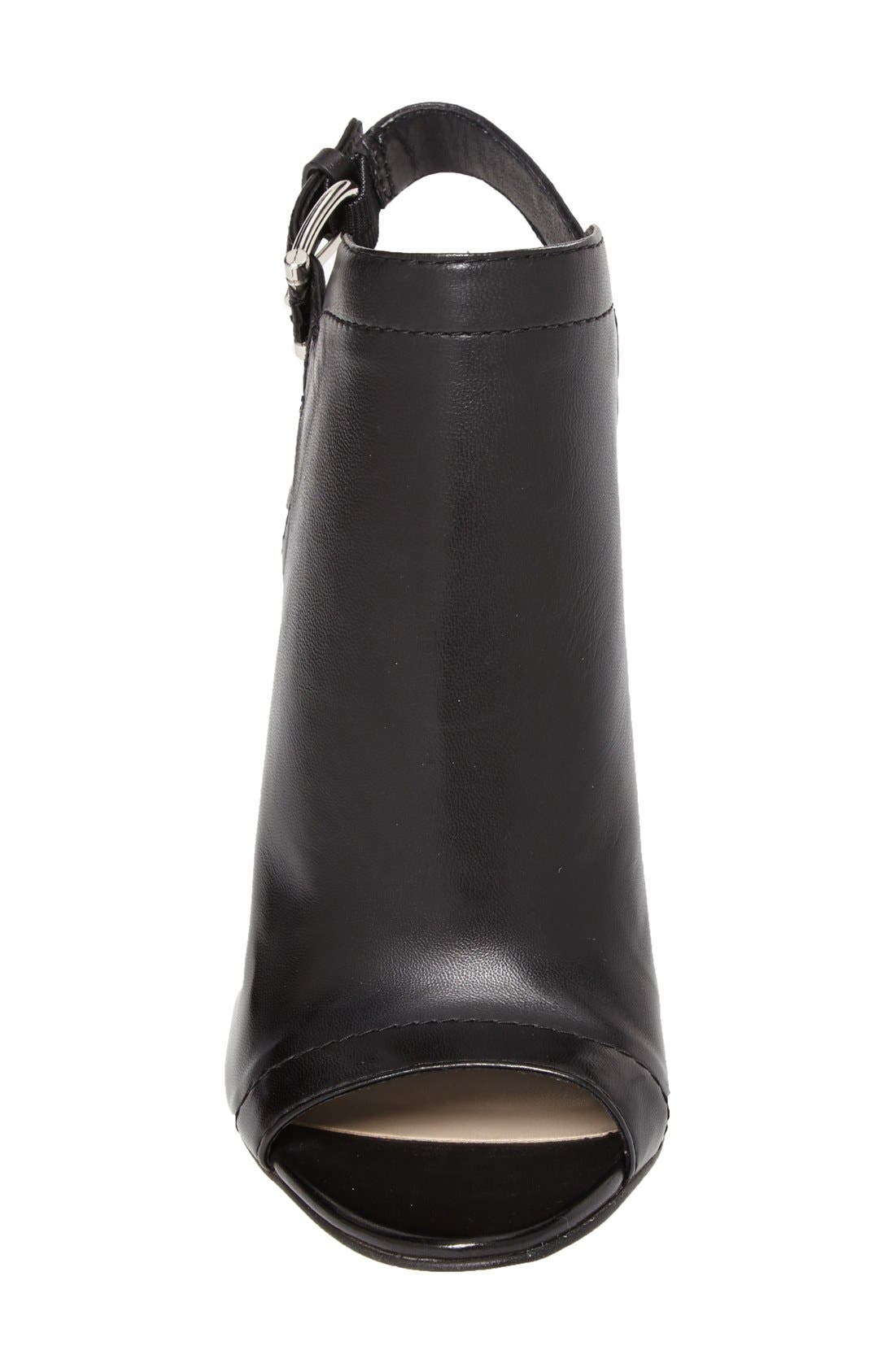 Vince Camuto 'Vamelia' Open Toe Leather Bootie, Alternate, color, 