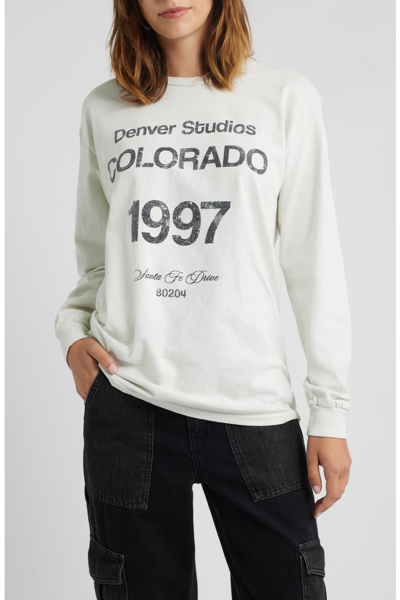 10997 Cotton Graphic Sweatshirt, Main, color, ECRU