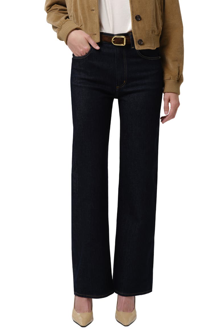 Annina High Waist Wide Leg Jeans, Main, color, INKY RINSE