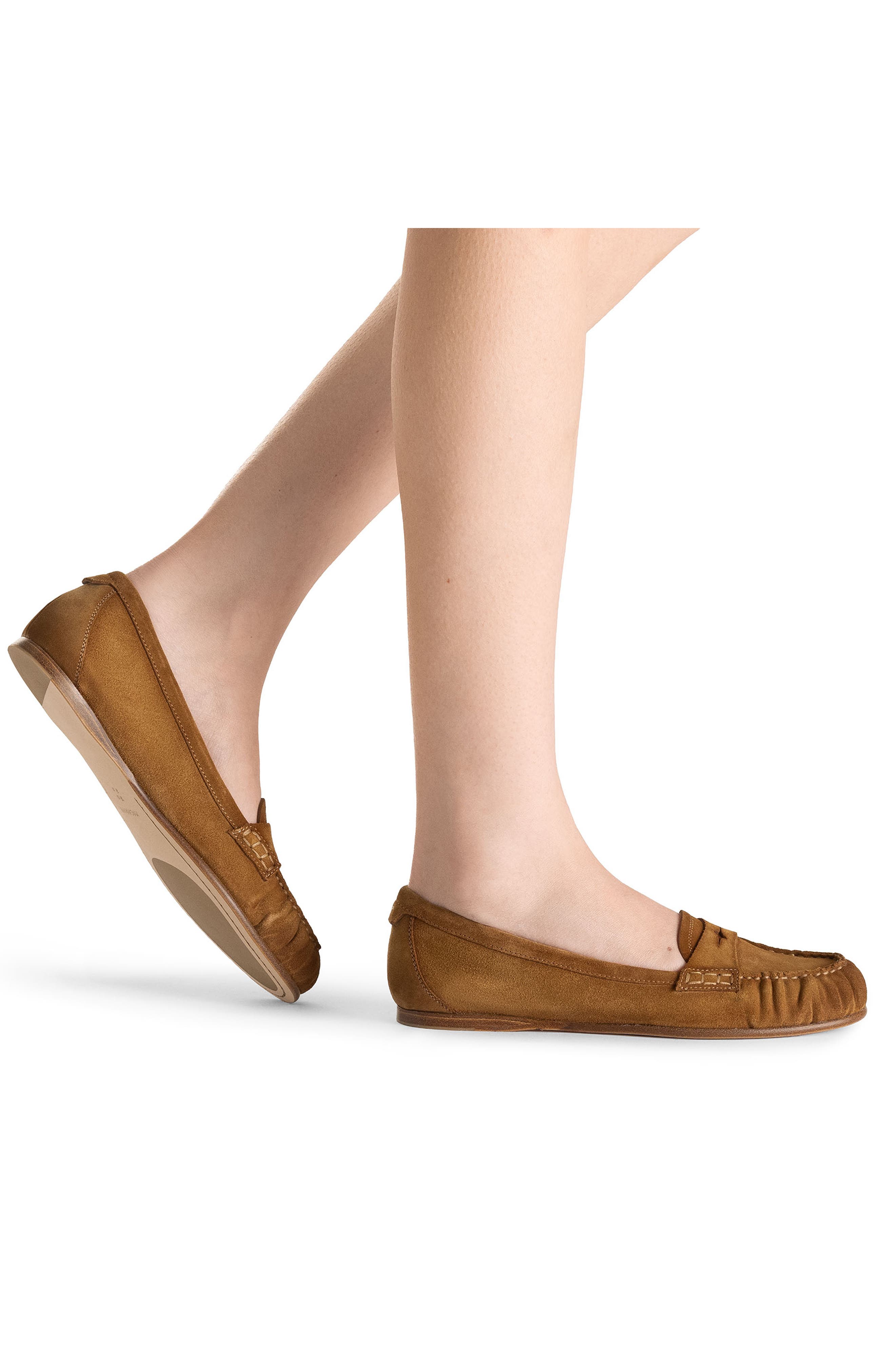 Magnanni Celina Ruffle Penny Loafer, Alternate, color, 