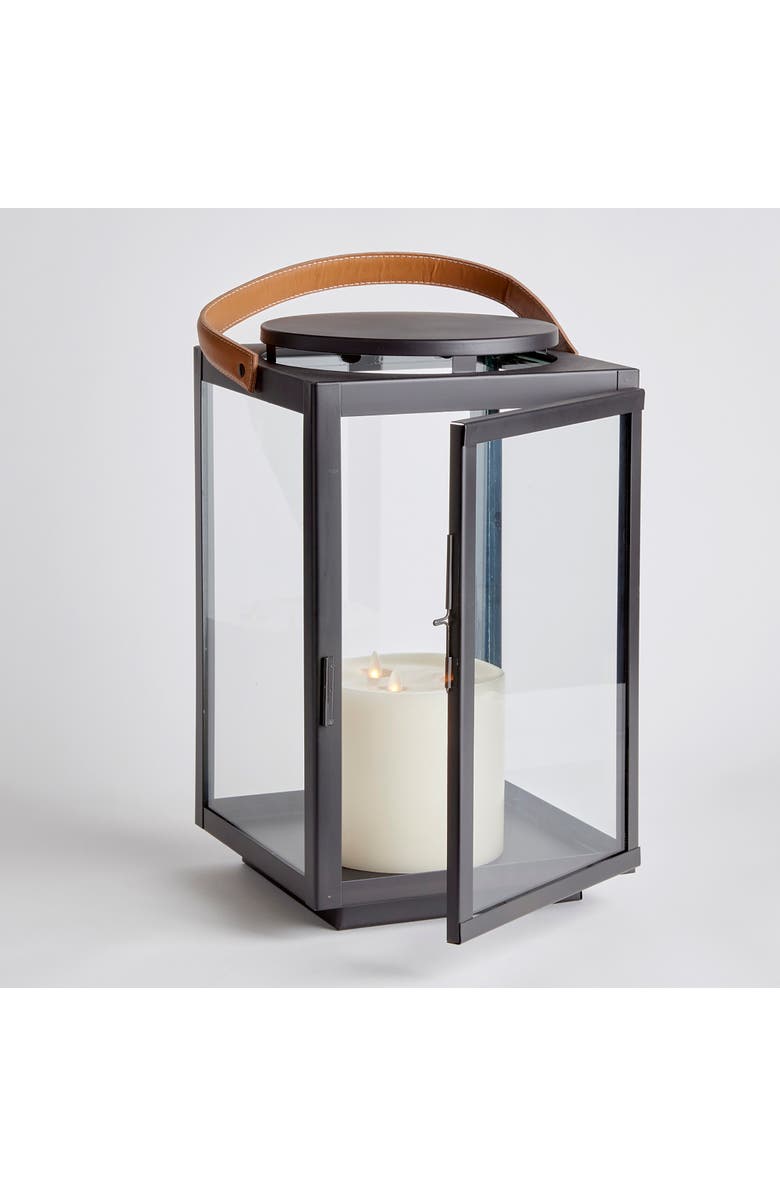 Napa Home & Garden Jennings Lantern Large, Alternate, color, Black
