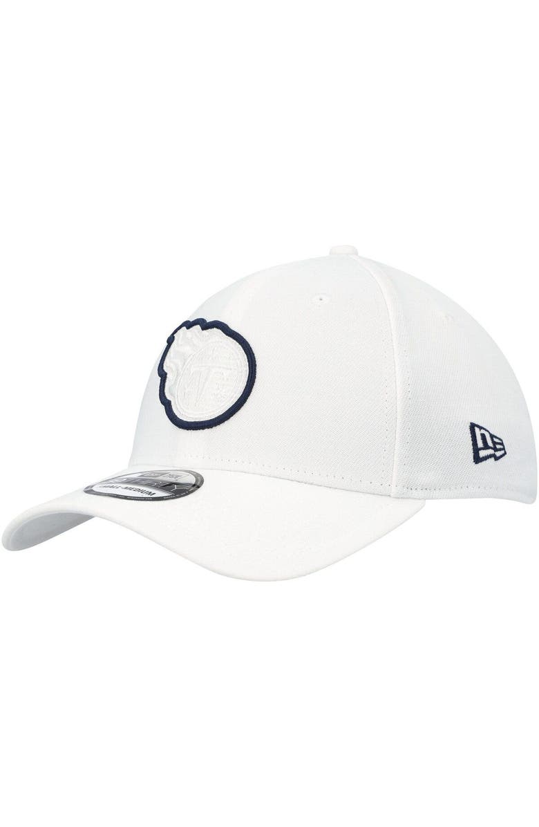 New Era Men's New Era White Tennessee Titans Team White Out 39THIRTY Flex Hat, Main, color, 