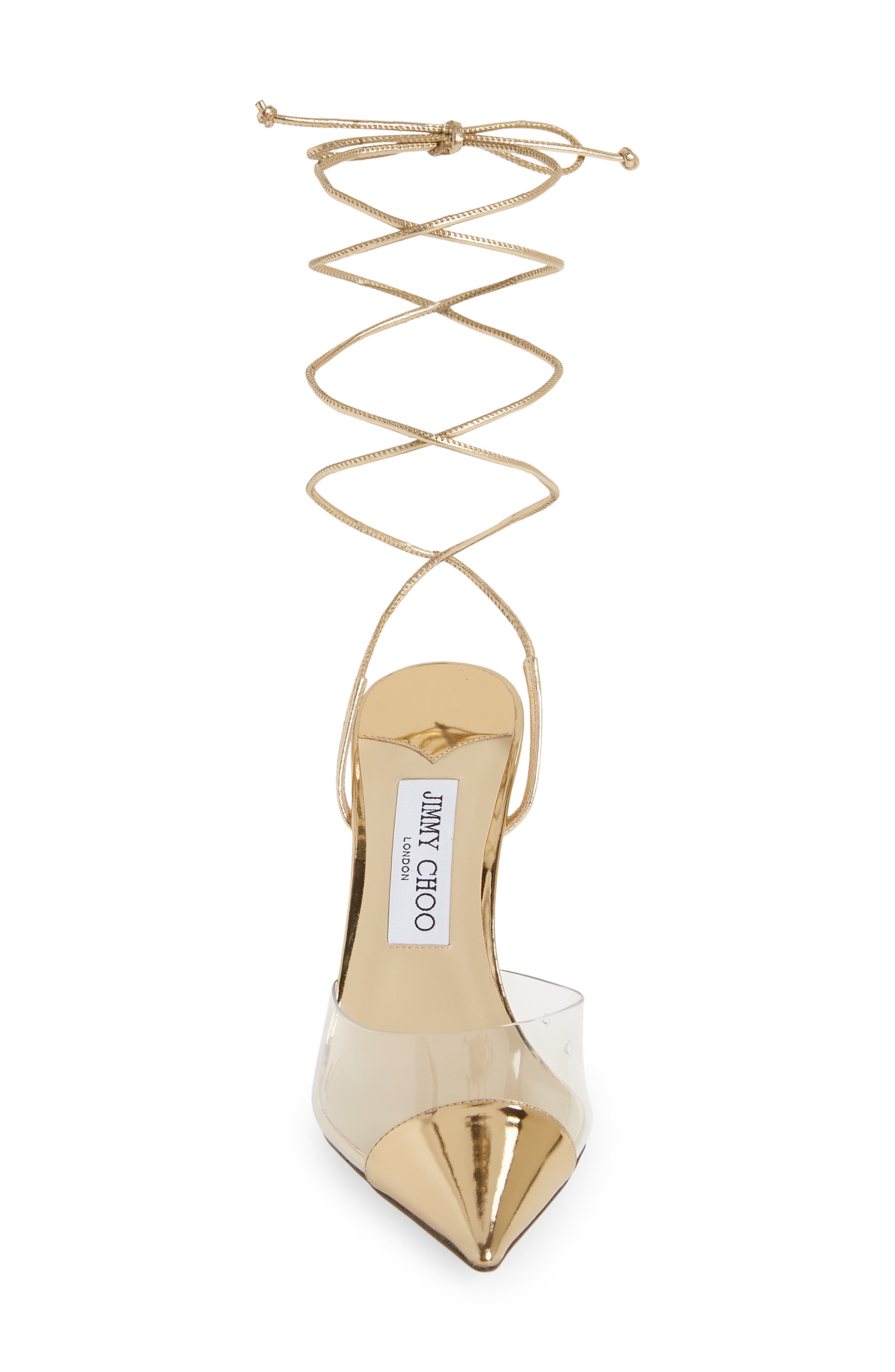 Jimmy Choo Farley Pointy Toe Sandal, Alternate, color, 