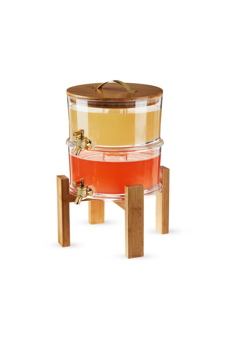 Outdoor Double Drink Dispenser, Main, color, Clear