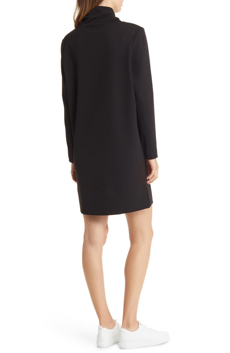 Nordstrom Scrunch Neck Long Sleeve Shift Minidress, Alternate, color,
