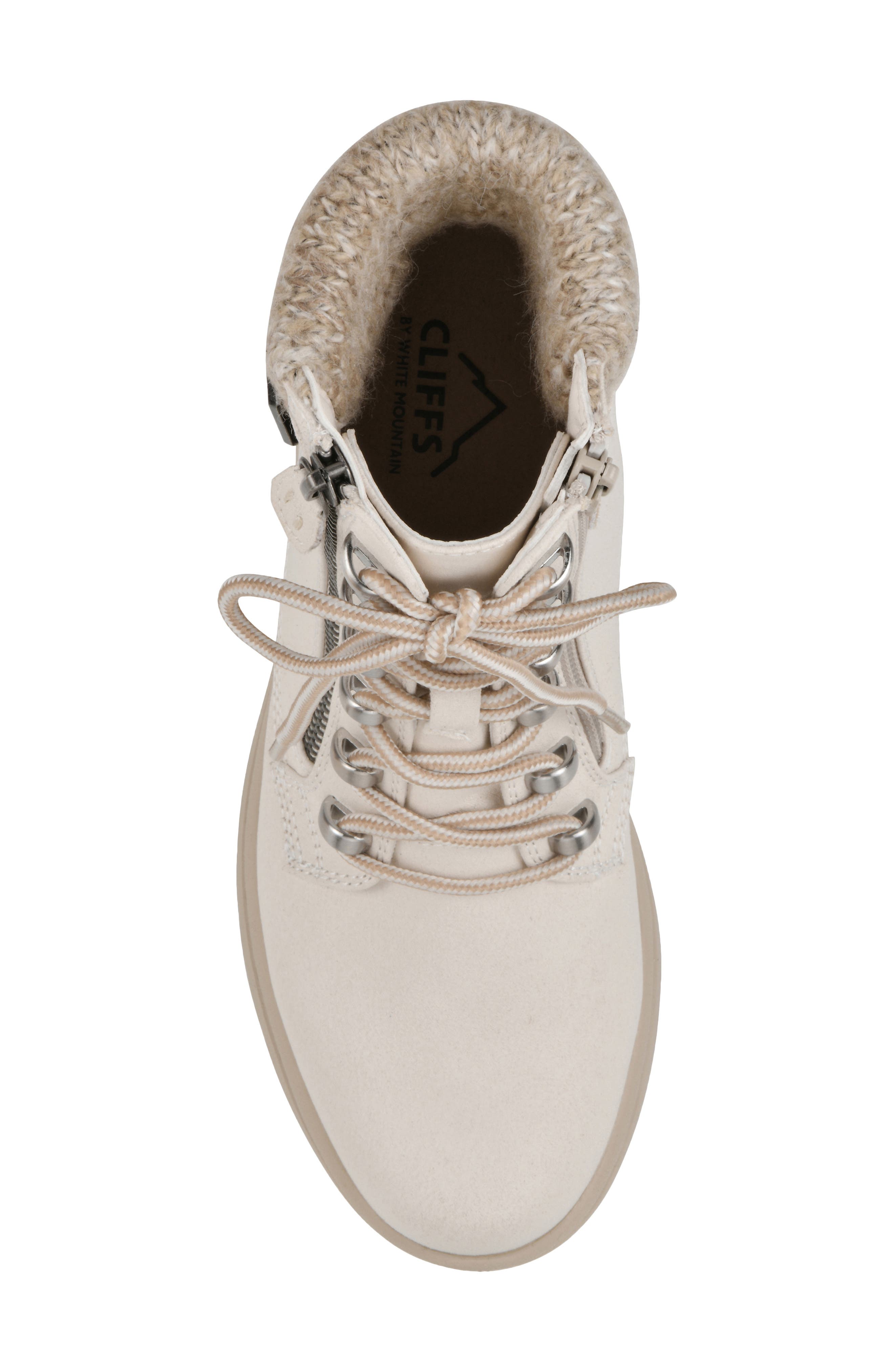 Hearten 2 Hiker Bootie, Alternate, color, WINTER WHITE/ FABRIC