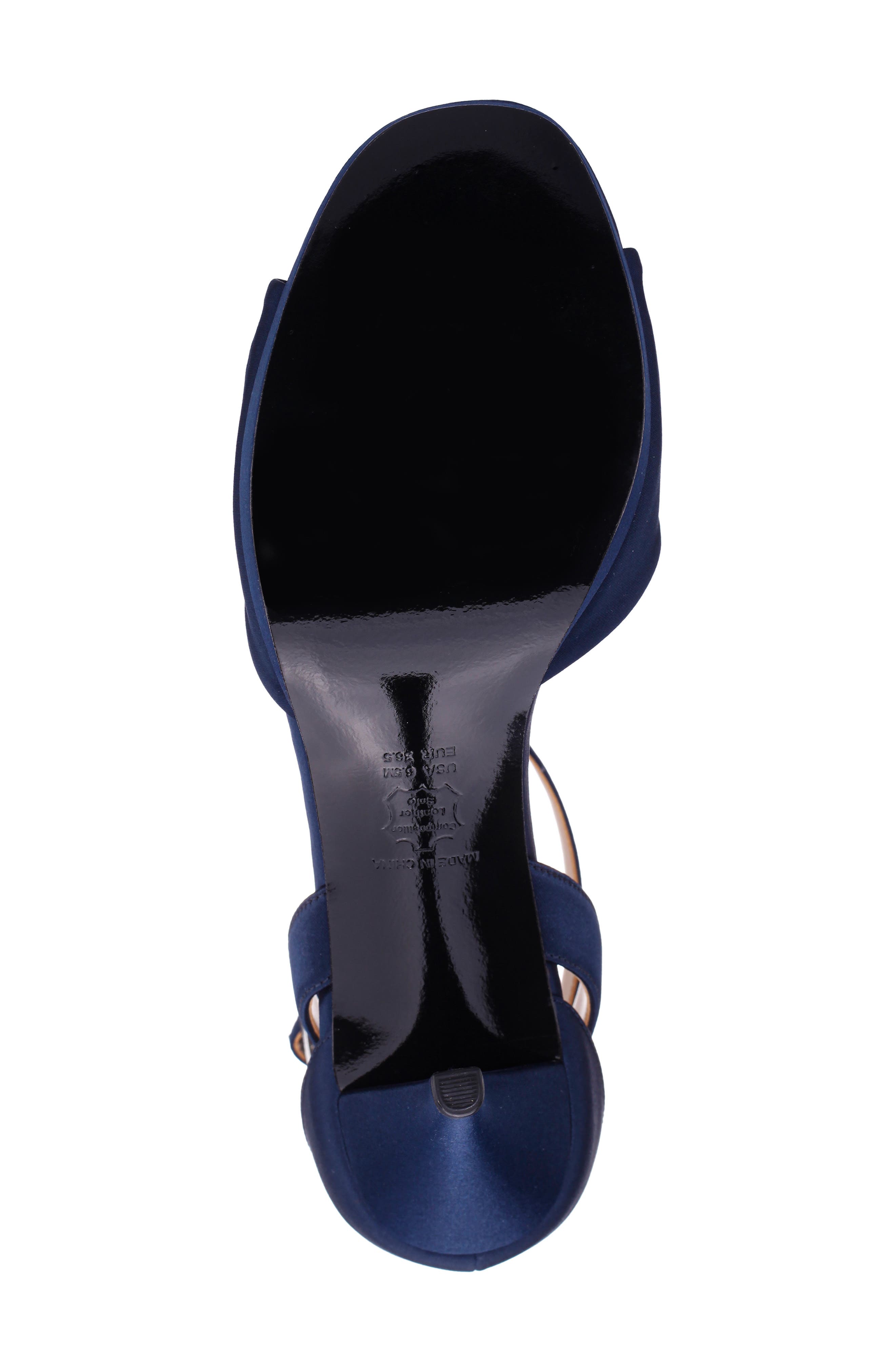 Briza Ankle Strap Platform Sandal, Alternate, color, NAVY