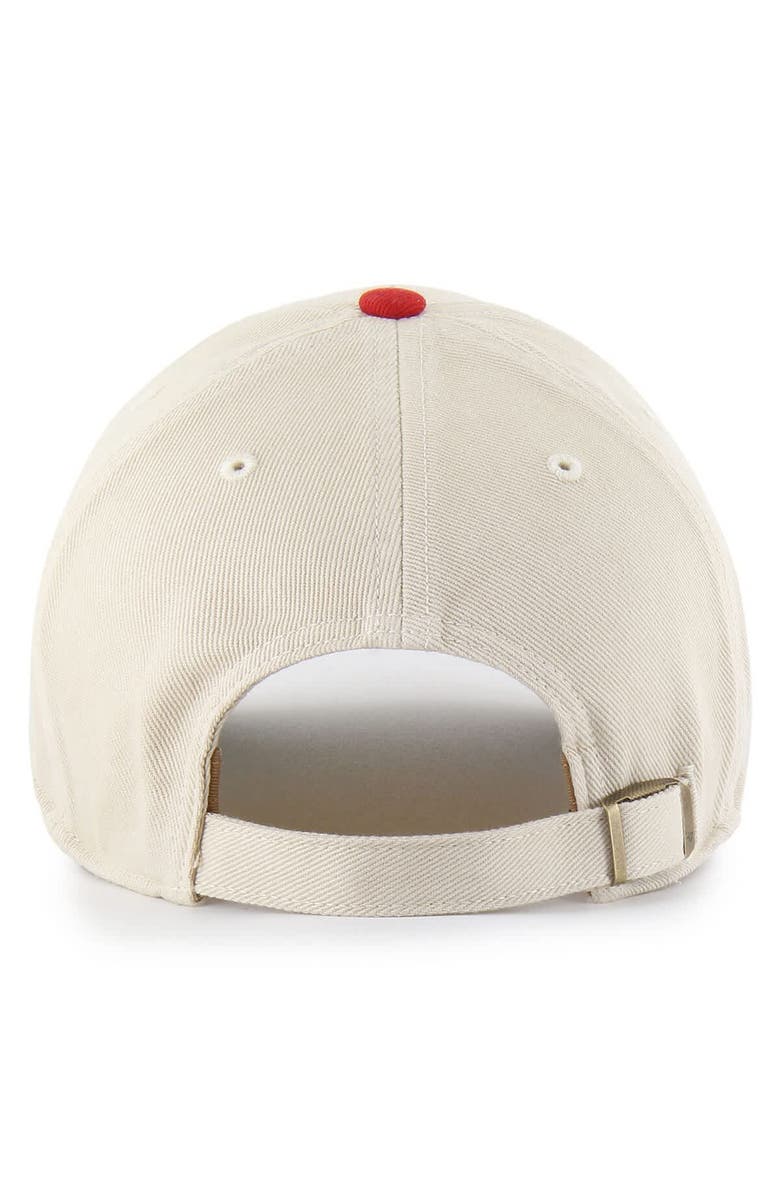 
47 Men
s 
47 Cream/Scarlet San Francisco 49ers Fairfield MVP Throwback Adjustable Hat, Alternate, color, Cream