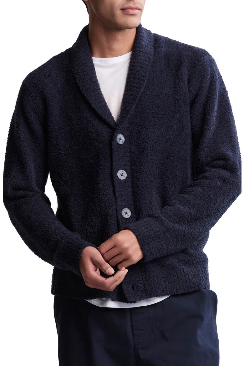 CozyChic® Shawl Collar Cardigan, Main, color, INDIGO