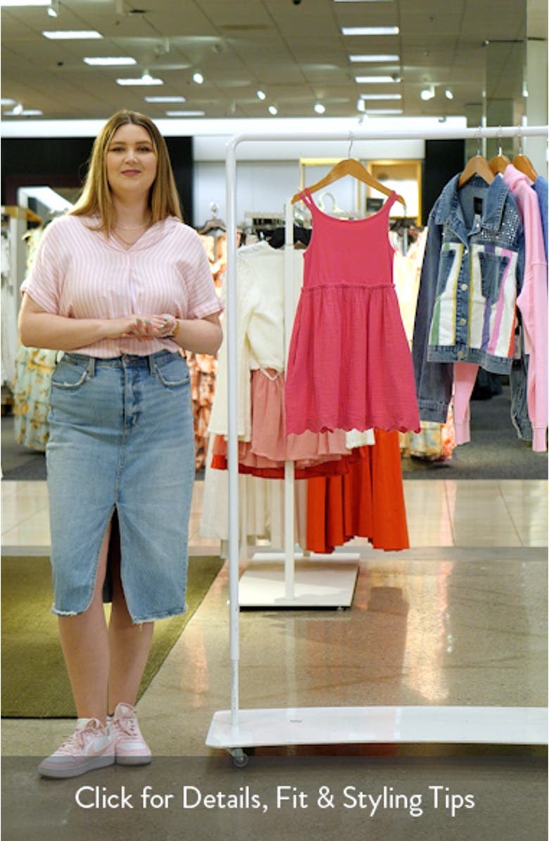 Kids' Embroidered Cotton Sundress, sales video thumbnail