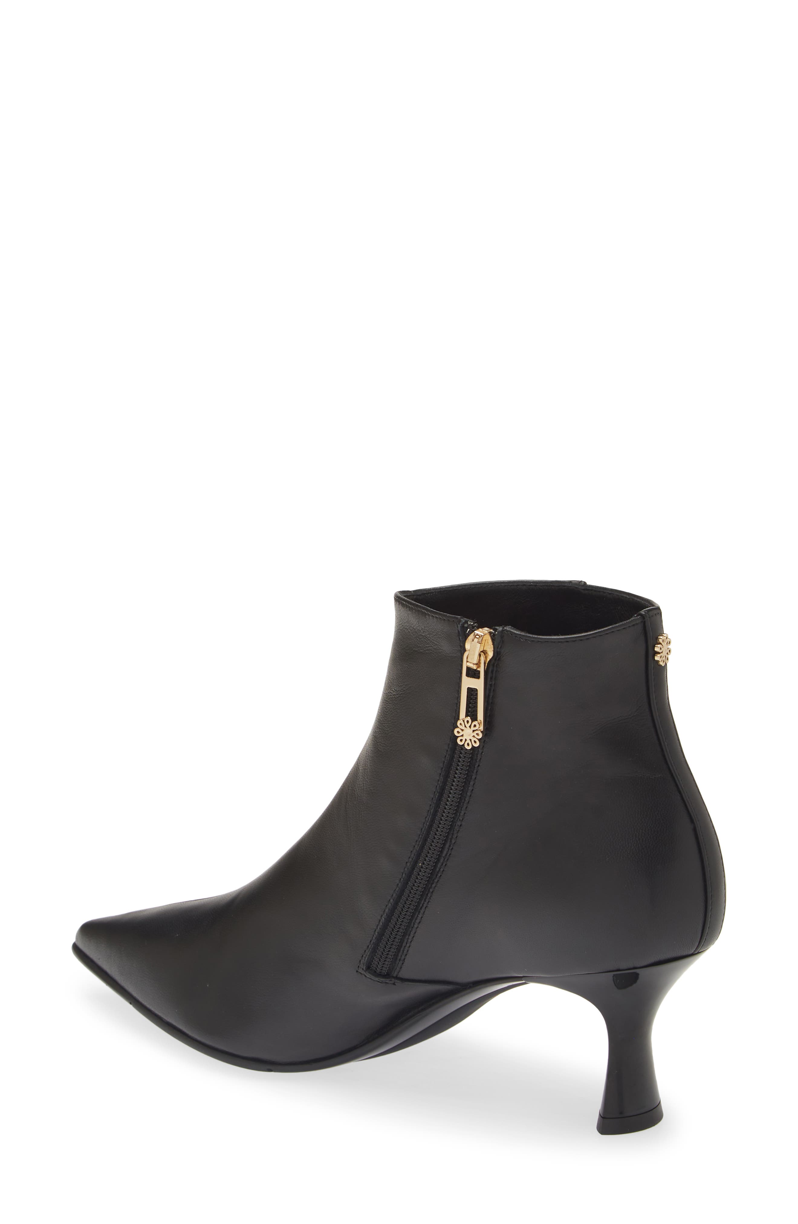 Naot Robin Bootie, Alternate, color, Black Nappa Leather