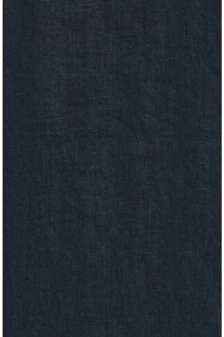 Solid Linen Slim Fit Sport Shirt, Alternate, color, NEW NAVY