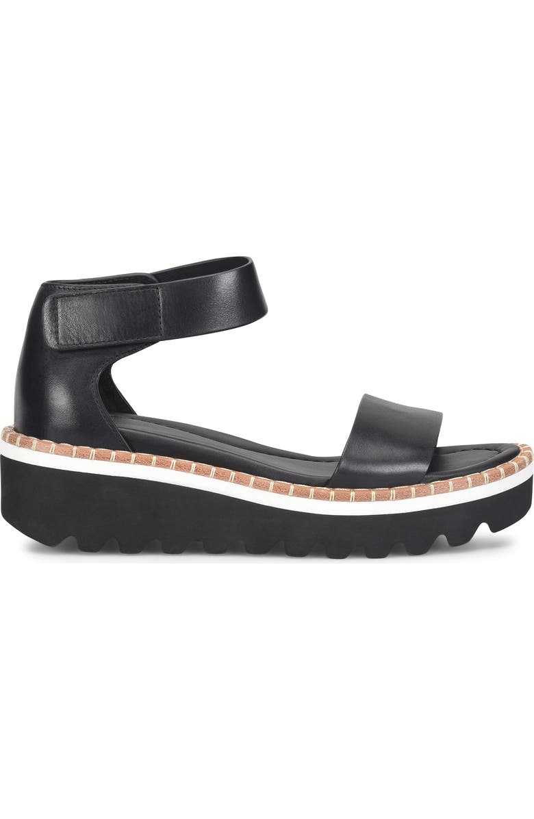 Söfft Ripley Ankle Strap Platform Wedge Sandal, Alternate, color,