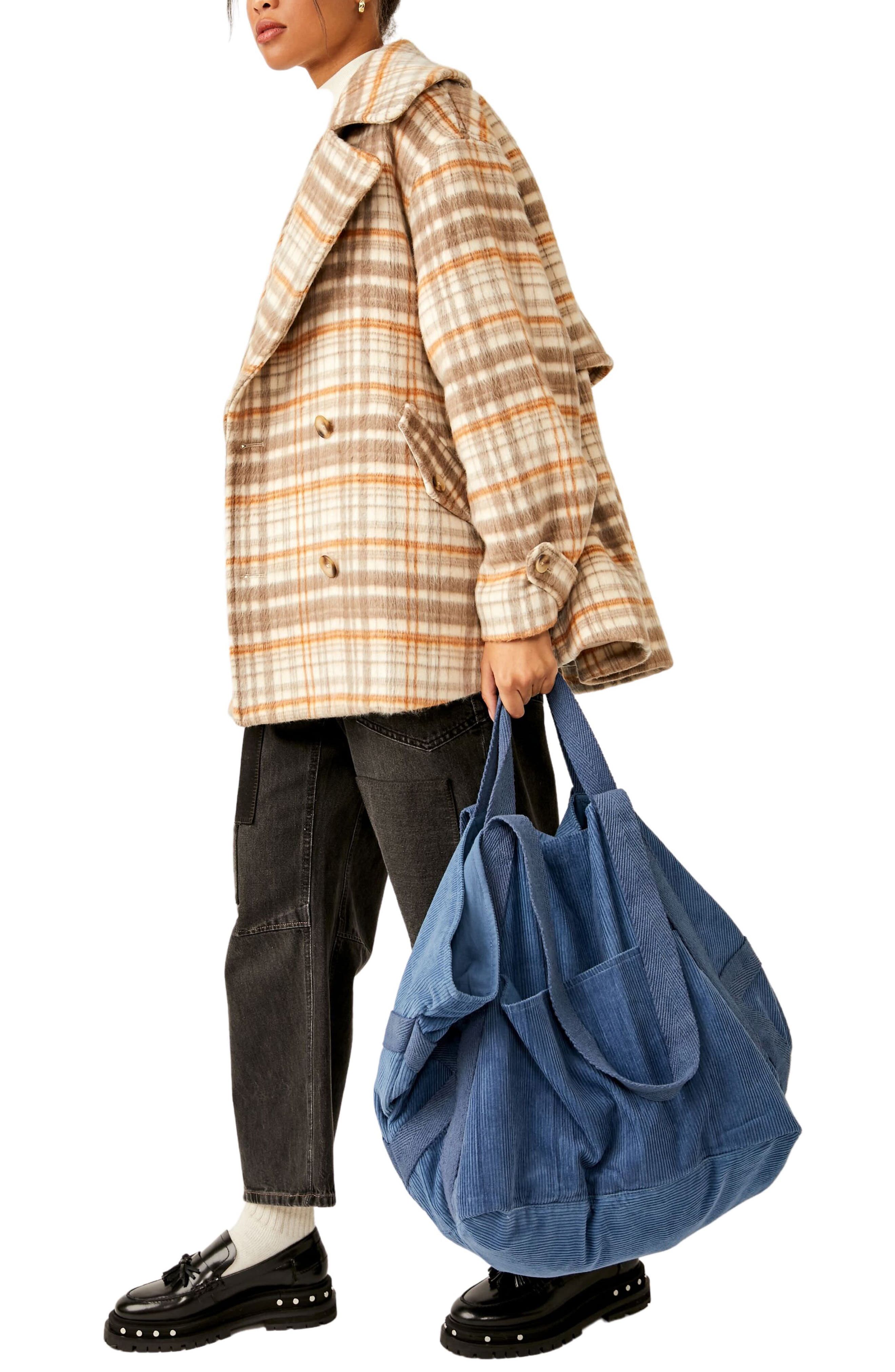 Mega Cord Tote, Alternate, color, DENIM BLUES