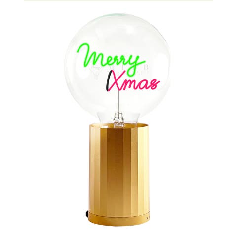 Merry Xmas Portable Table Lamp