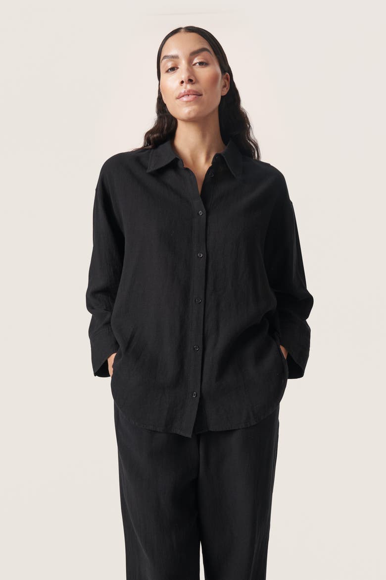 Belira Casual Fit Shirt, Main, color, Black