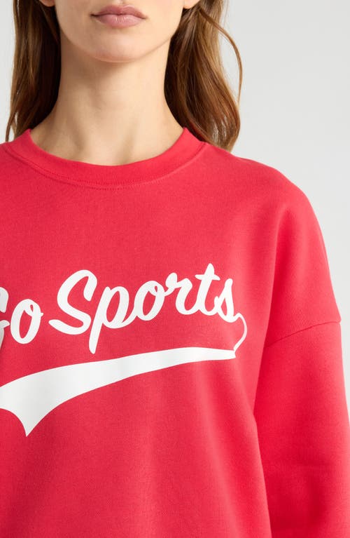 Favorite Daughter The Go Sports Sweatshirt In Red