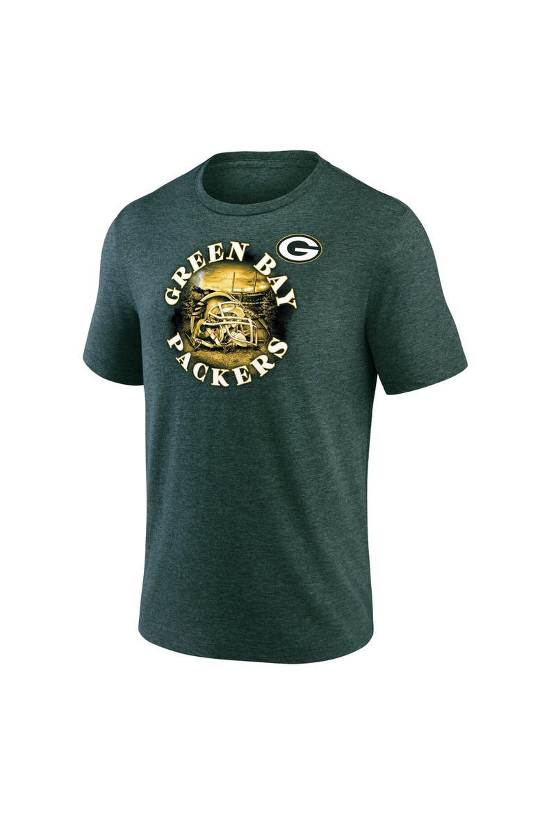 Men's Fanatics Branded Heathered Green Green Bay Packers Sporting Chance T-Shirt, Alternate, color, Heather Green