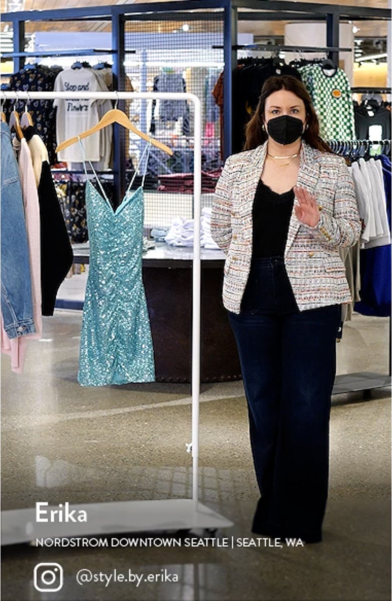 Sequin Ruched Minidress, sales video thumbnail