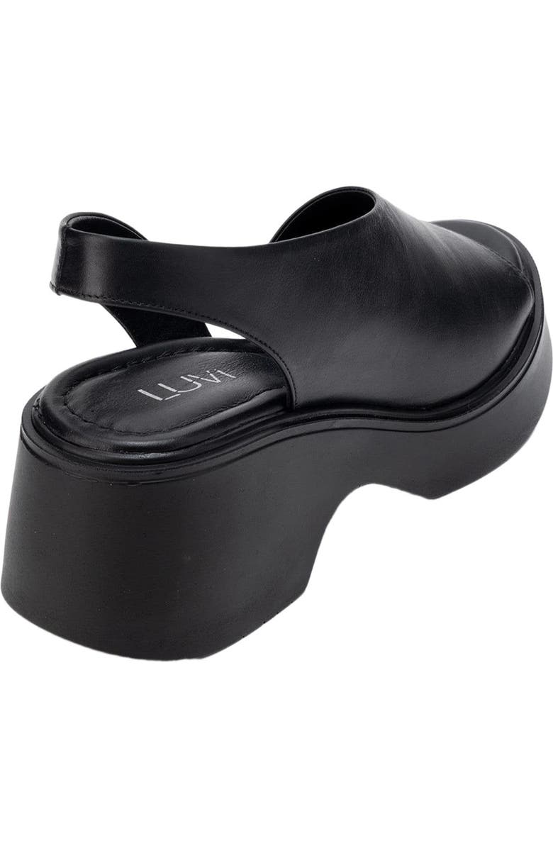 Forever
Always Shoes ROY Leather Wedge Sandal, Alternate, color, Black Leather