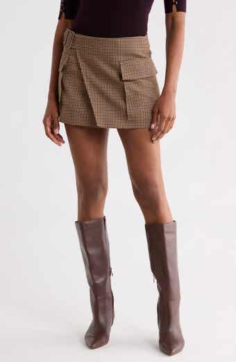 Conan Wool Cargo Miniskirt