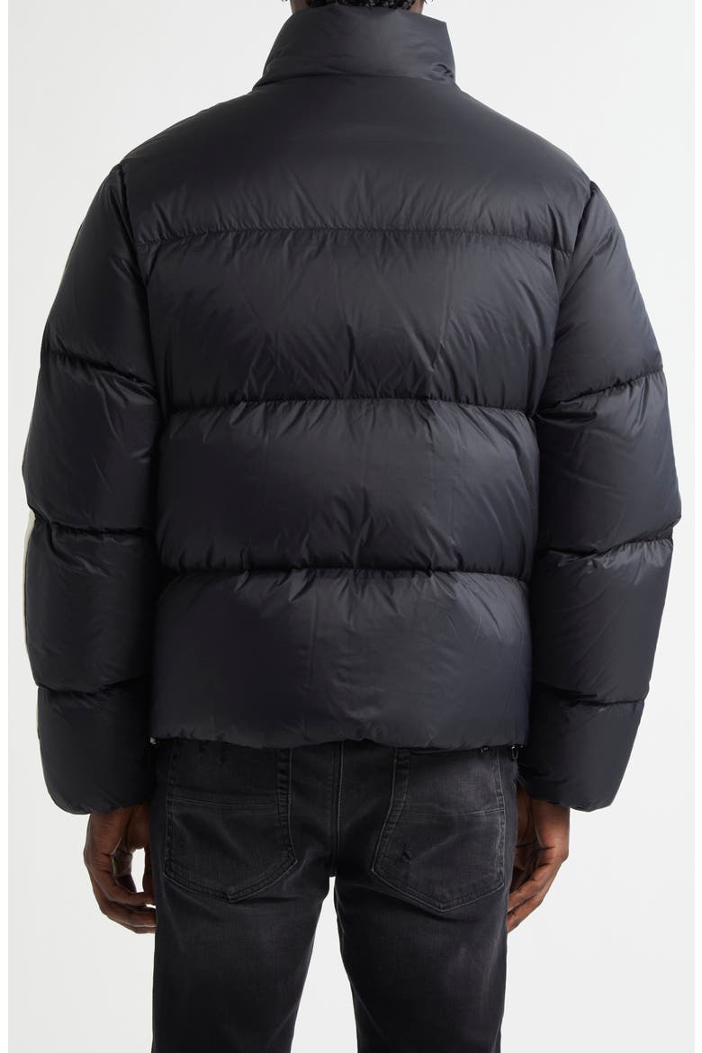 Bones Down Puffer Jacket, Alternate, color, BLACK