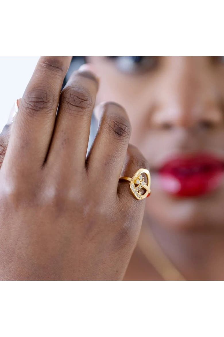 Volcan Ring, Alternate, color, Gold Vermeil