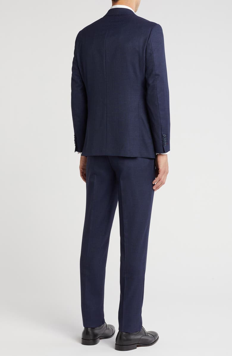 English Laundry Peaked Lapel Wool Blend Two-Piece Suit, Alternate, color, Navy