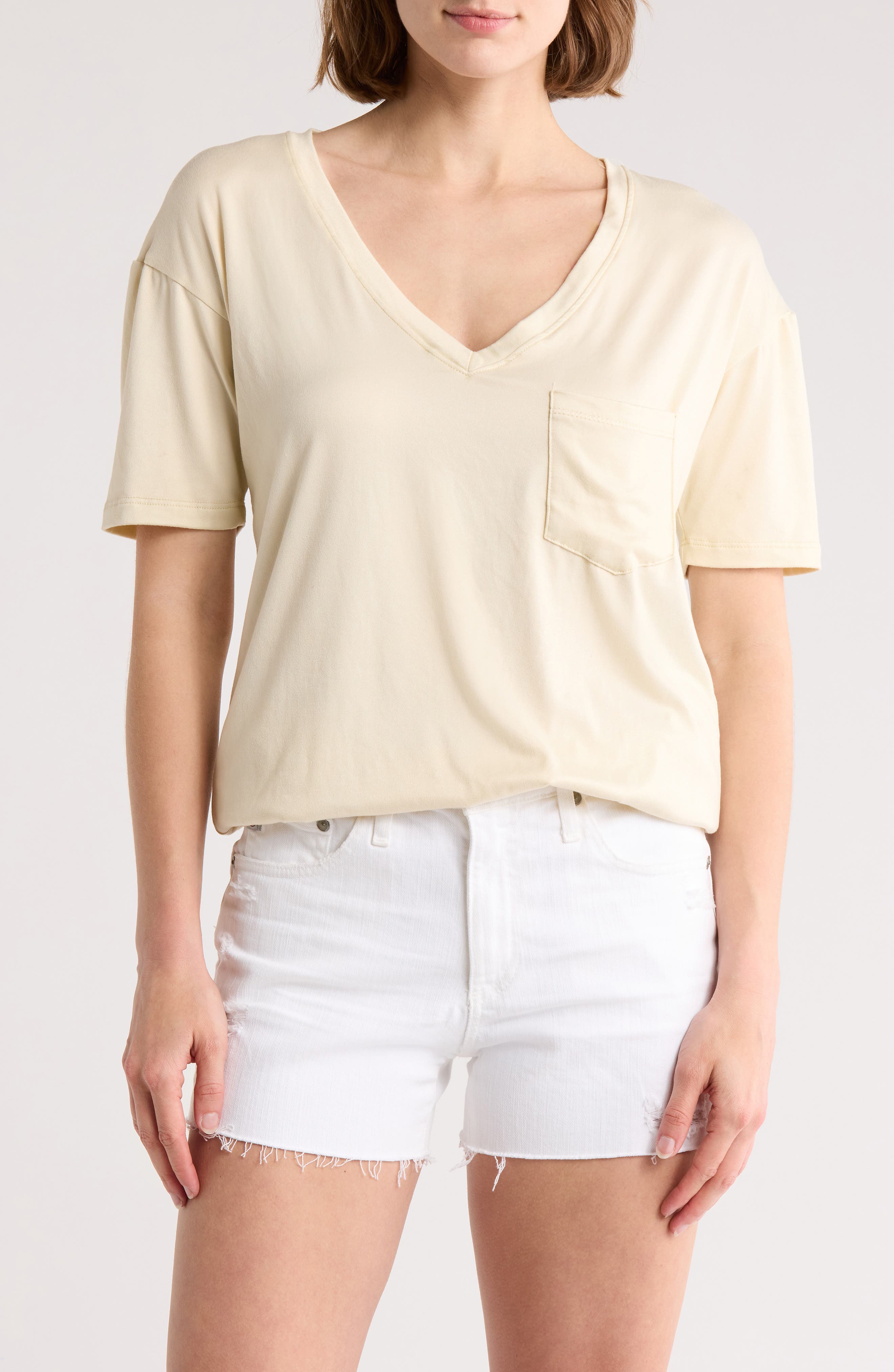 V-Neck Pocket T-Shirt - image 5