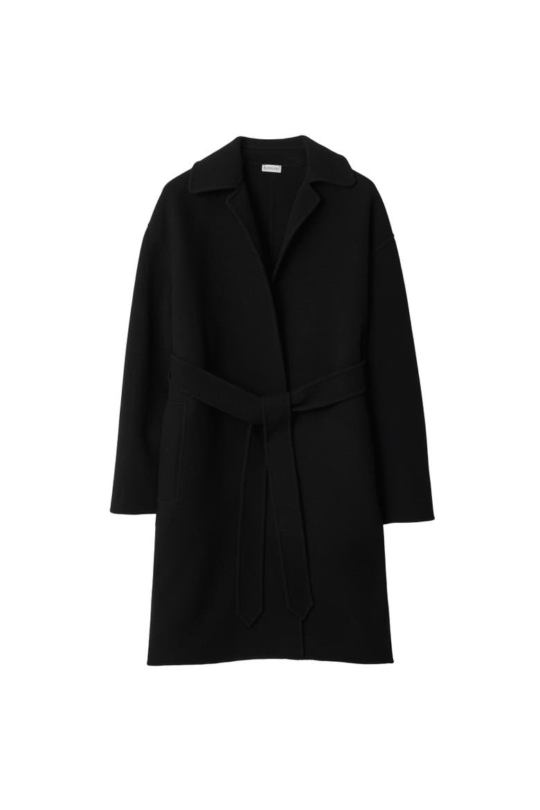Cashmere Wrap Coat, Alternate, color, Black