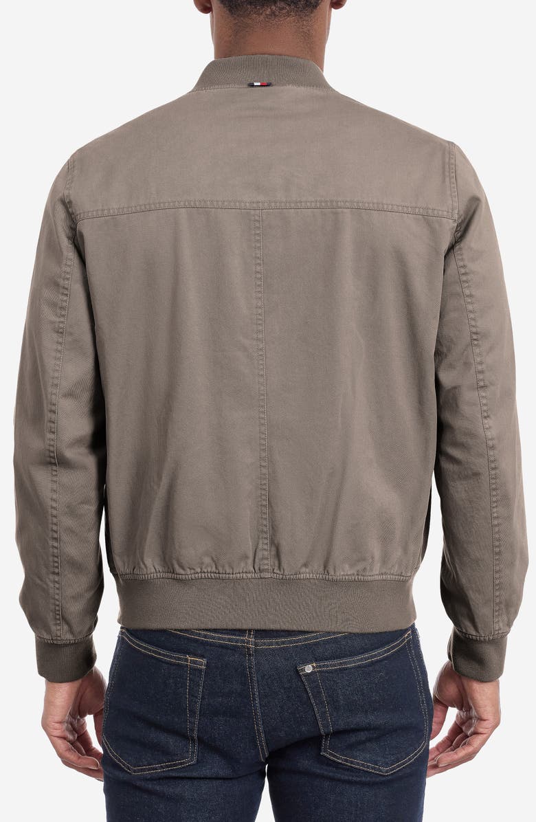 Tommy Hilfiger Cotton Bomber Jacket, Alternate, color, Sand