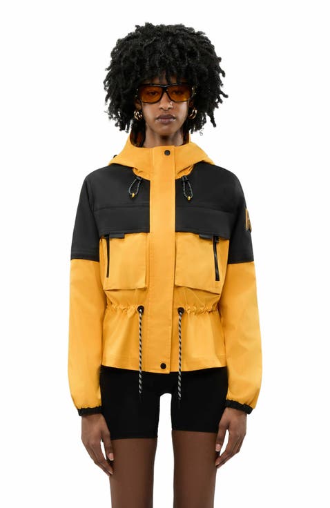 Women's Marmande Short Windbreaker with Removable Sleeves and Branded Extendable Hood