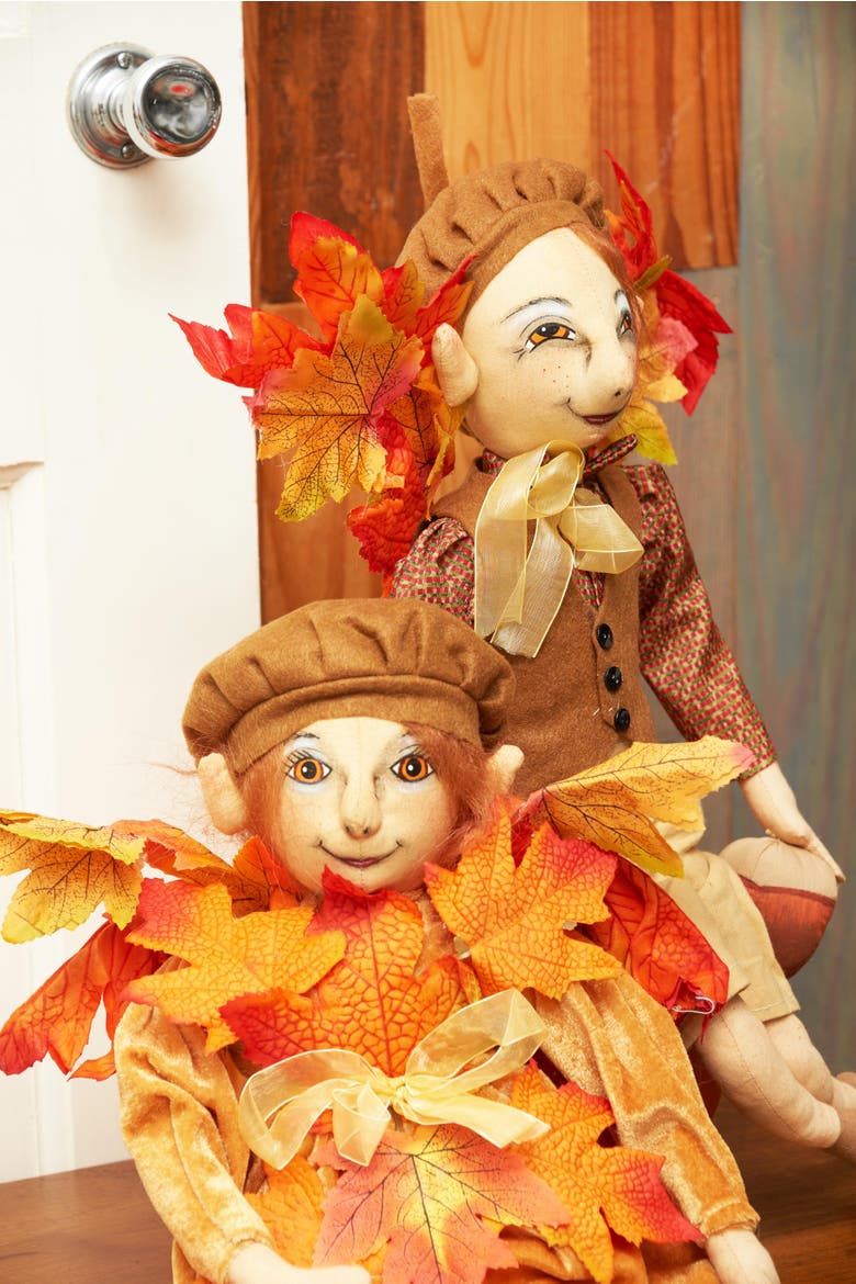 Amber Fall Harvest Joe Spencer Gathered Traditions Figurine, Alternate, color, Orange