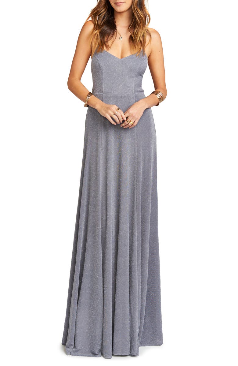 Show Me Your Mumu Godshaw Open Back Gown, Main, color, 